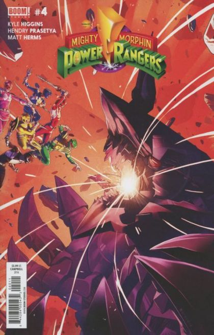 Mighty Morphin Power Rangers, Vol. 1 (Boom! Studios) #4A Jamal Campbell Regular