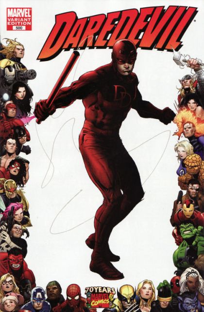 Daredevil, Vol. 2 #500C Patrick Zircher 1:10 70th Frame Cover