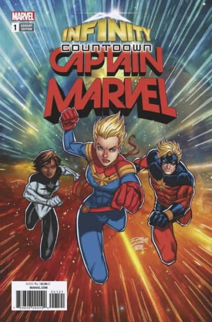 Infinity Countdown: Captain Marvel #1B Variant Ron Lim Cover
