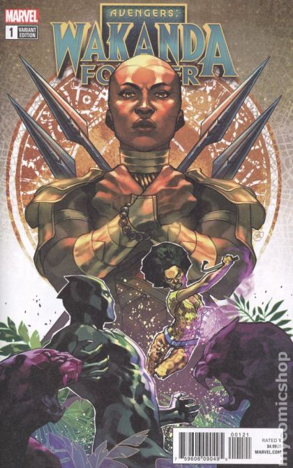 Wakanda Forever: Avengers #1B Variant Yasmine Putri Connecting Cover