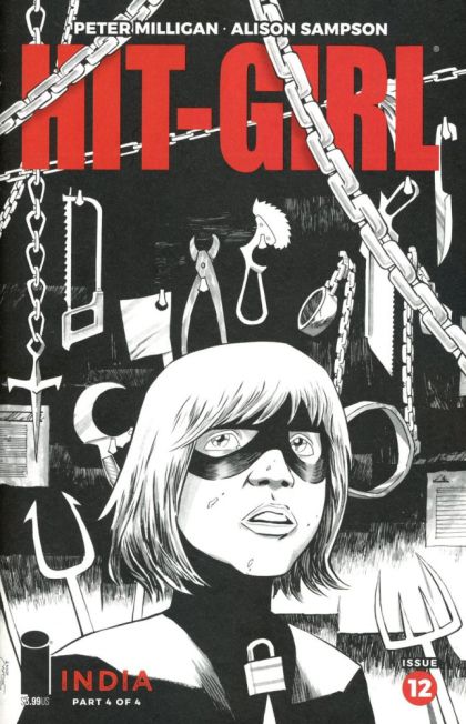 Hit-Girl: Season Two #12B Cover B Variant Declan Shalvey Sketch Cover
