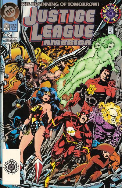Justice League / International / America #0C Zero Hour Logo