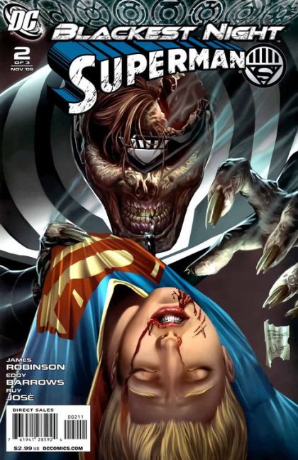 Blackest Night: Superman #2A Eddy Barrows Regular