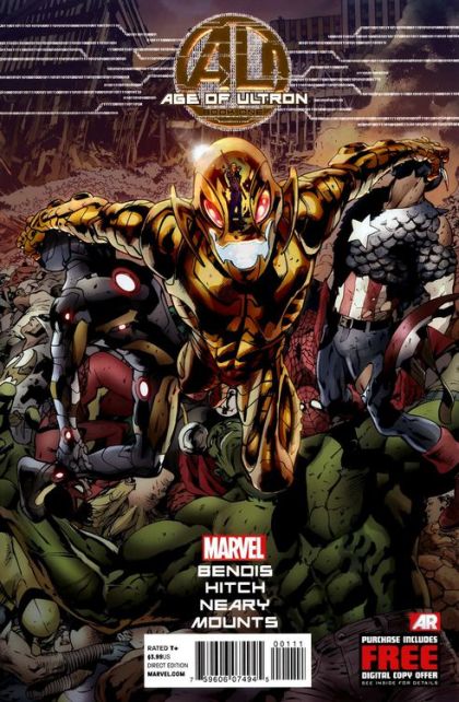 Age of Ultron #1A Regular Bryan Hitch Foil Cover