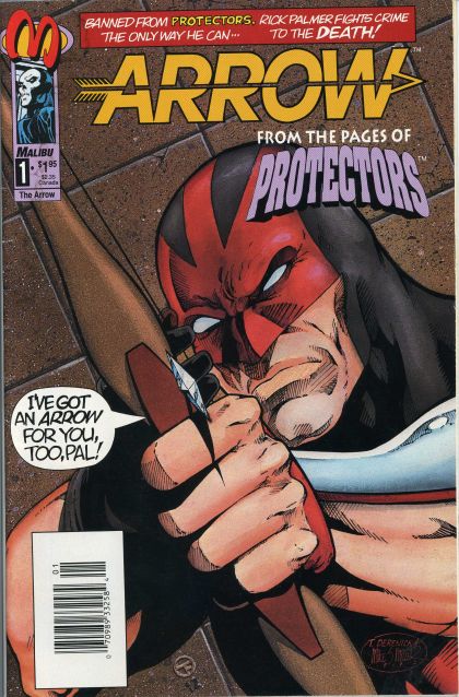 Arrow (Malibu) #1B Newsstand Edition