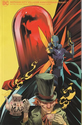 Gotham City Villains Anniversary Giant #1F Dan Mora Hatter Moth Red Hood Card Stock Variant
