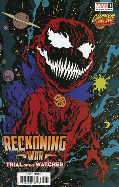 Reckoning War: Trial of the Watcher #1C Javier Rodriguez Carnage Forever Cover