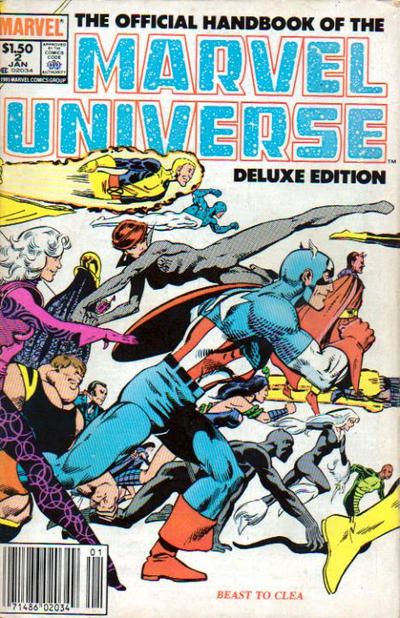Official Handbook of the Marvel Universe: Deluxe Edition (Vol. 2) #2B Newsstand Edition