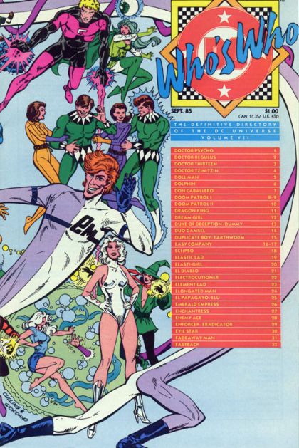 Who's Who: The Definitive Directory of the DC Universe #7A Direct Edition
