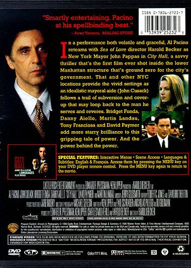City Hall (1996) - DVD