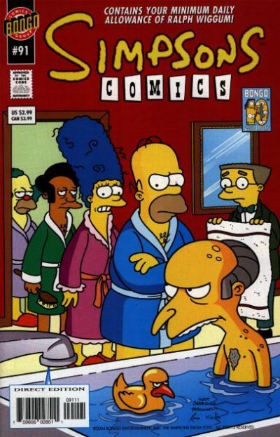 Simpsons Comics #91A Direct Edition