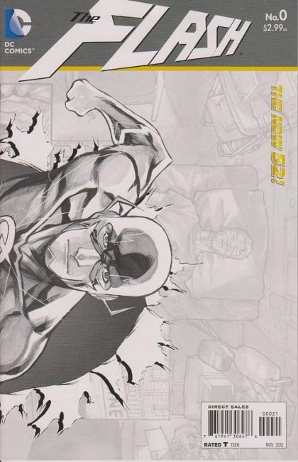 Flash, Vol. 4 #0B Francis Manapul Incentive B&W Variant (1:25)