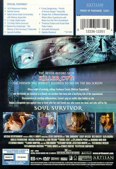 Soul Survivors (2001) - DVD