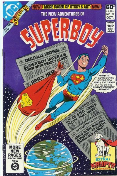 The New Adventures of Superboy #22A Direct Edition