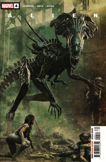 Alien, Vol. 2 (Marvel Comics) #4A Björn Barends Cover