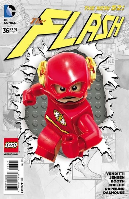 Flash, Vol. 4 #36B LEGO Variant Cover