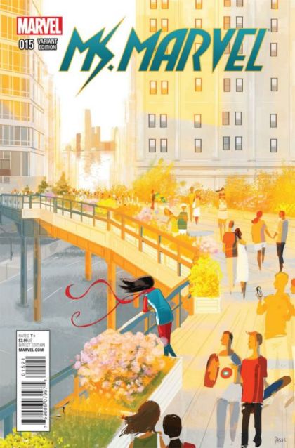 Ms. Marvel, Vol. 3 #15B Pascal Campion NYC Variant