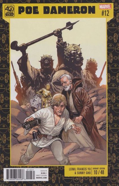 Poe Dameron #12C Variant Leinil Francis Yu Star Wars 40th Anniversary Cover