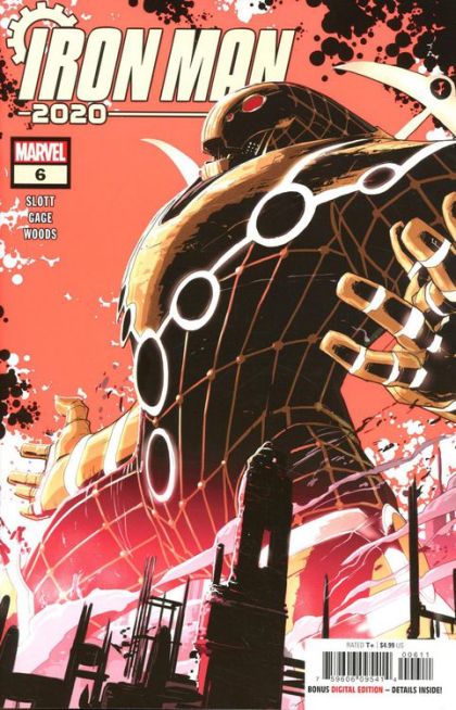 Iron Man 2020, Vol. 2 #6A Regular Pete Woods 5th Color Fluorescent Ink Cover