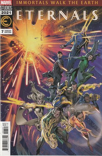 Eternals, Vol. 5 #7D Variant Alexander Lozano Eternals MCU Phase 4 Cover