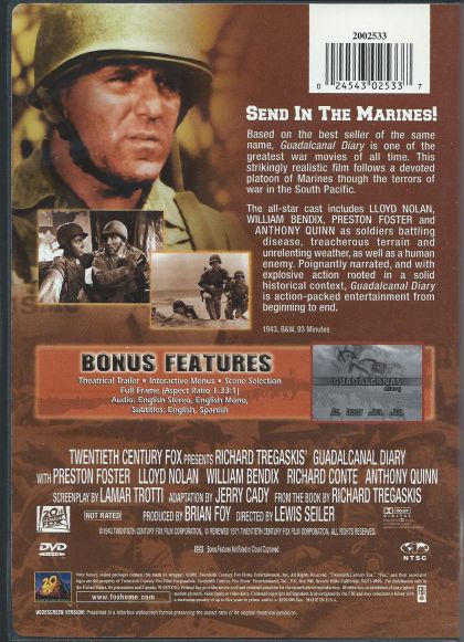 Guadalcanal Diary (1943) - DVD