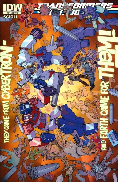 Transformers Vs. G.I. Joe #9B Subscription Cover