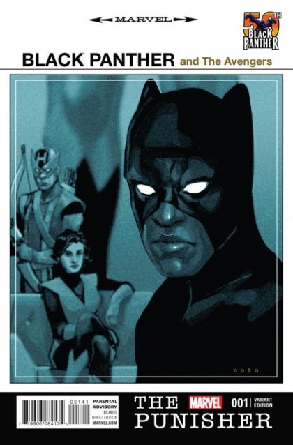 The Punisher, Vol. 11 #1D Phil Noto Black Panther 50th Anniversary Incentive Variant Cover