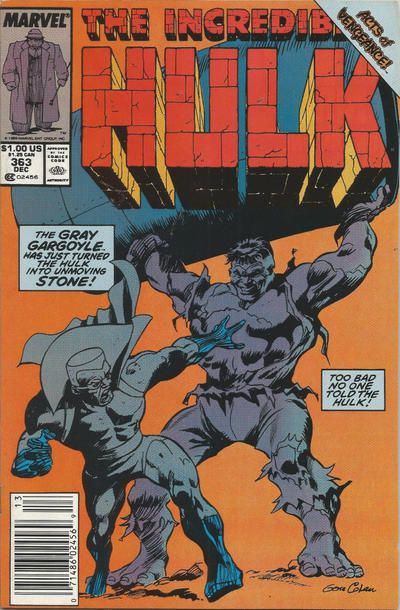 The Incredible Hulk, Vol. 1 #363B Newsstand Edition