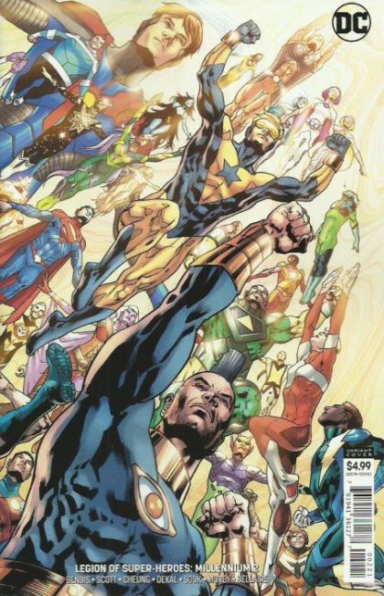 Legion of Super Heroes: Millennium #2B Variant Bryan Hitch Cover