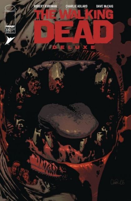 The Walking Dead Deluxe #35B Charlie Adlard & Dave McCaig Cover