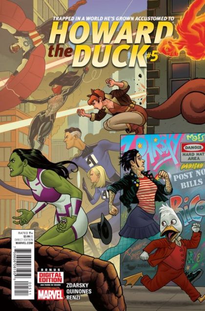 Howard the Duck, Vol. 4 #5A Regular Joe Quinones Cover