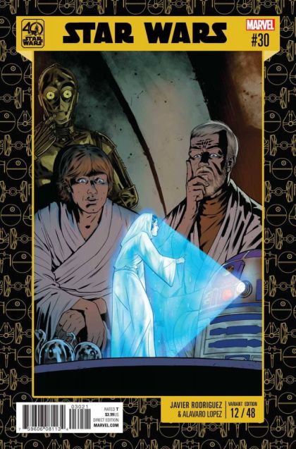 Star Wars, Vol. 2 (Marvel) #30B Javier Rodriguez Star Wars 40th Anniversary Variant