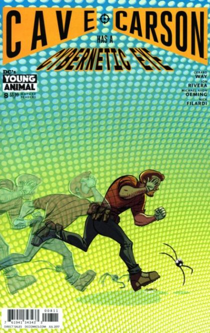 Cave Carson Has A Cybernetic Eye #8A Regular Michael Avon Oeming Cover