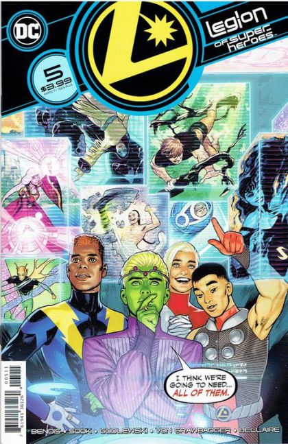Legion of Super-Heroes, Vol. 8 #5A Regular Ryan Sook Cover