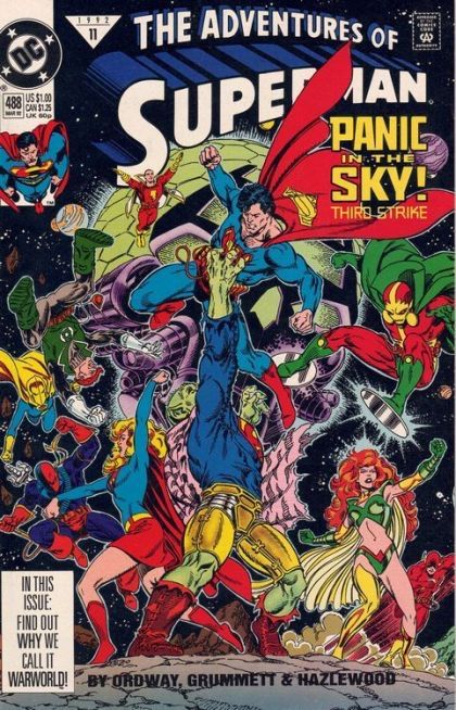 The Adventures of Superman #488A Direct Edition