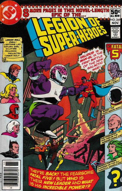 Legion of Super-Heroes, Vol. 2 #269B Newsstand Edition