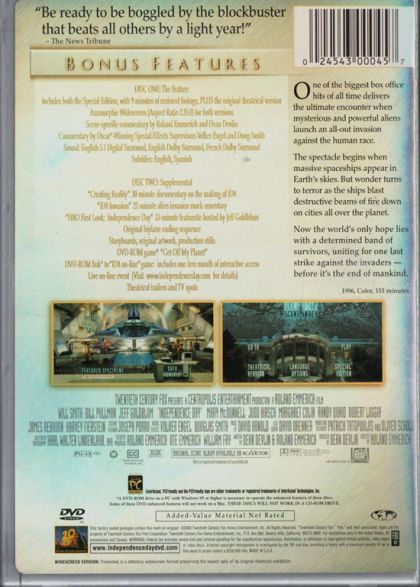 Independence Day (1996) - DVD