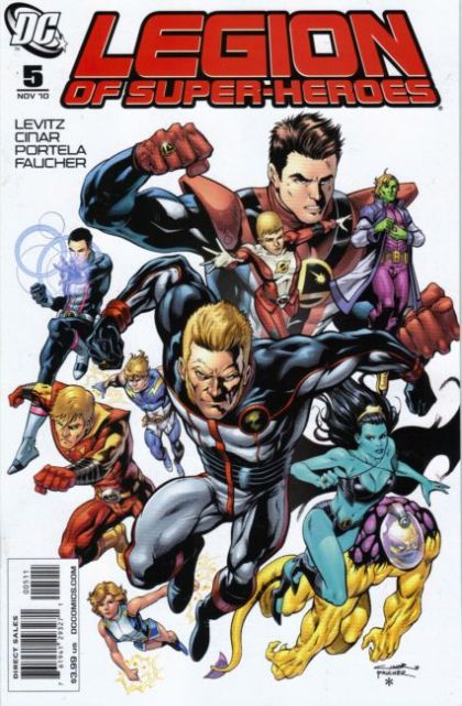 Legion of Super-Heroes, Vol. 6 #5A Yildiray Cinar & Wayne Faucher Regular Cover