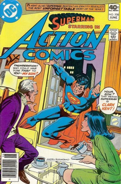 Action Comics, Vol. 1 #508B Newsstand Edition