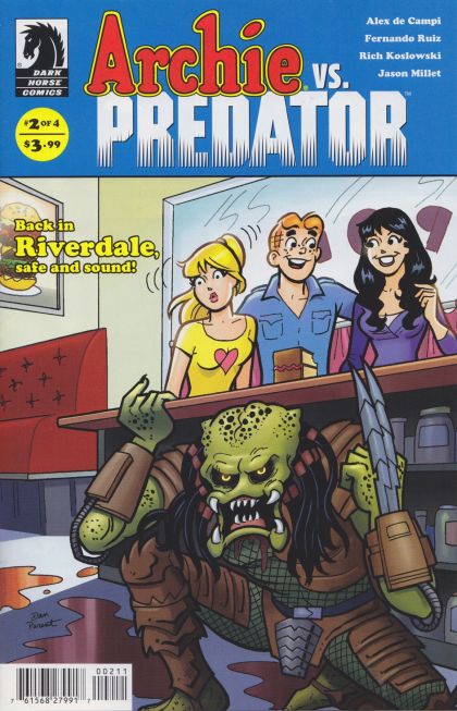 Archie vs. Predator #2A Parent Main Cover