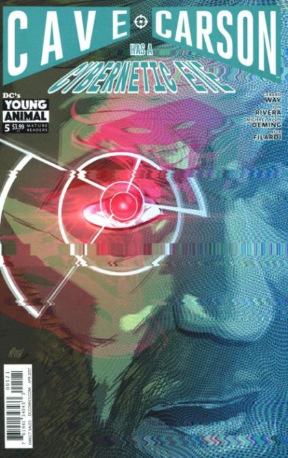 Cave Carson Has A Cybernetic Eye #5B Variant Mitch Gerads Cover