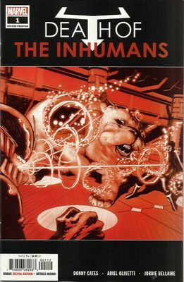 Death of the Inhumans #1F 2nd Printing Ariel Olivetti Variant