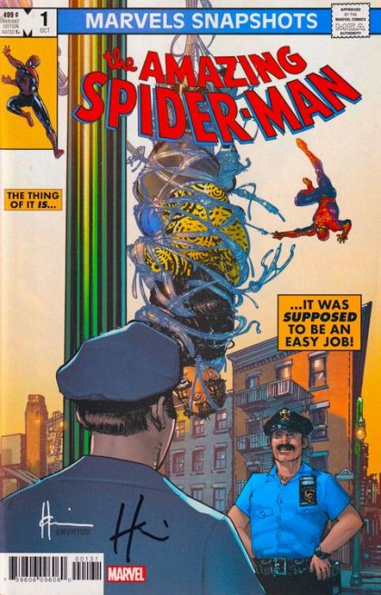 Marvels Snapshot: Spider-Man #1C Howard Chaykin Hero Initiative Variant Cover