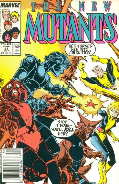 New Mutants, Vol. 1 #53B Newsstand Edition