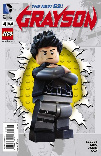 Grayson #4B LEGO Variant Cover