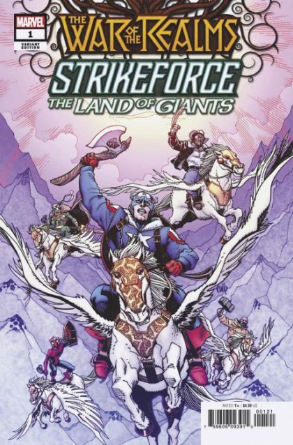 War of the Realms: Strikeforce - The Land Of Giants #1B Variant Cully Hamner Cover