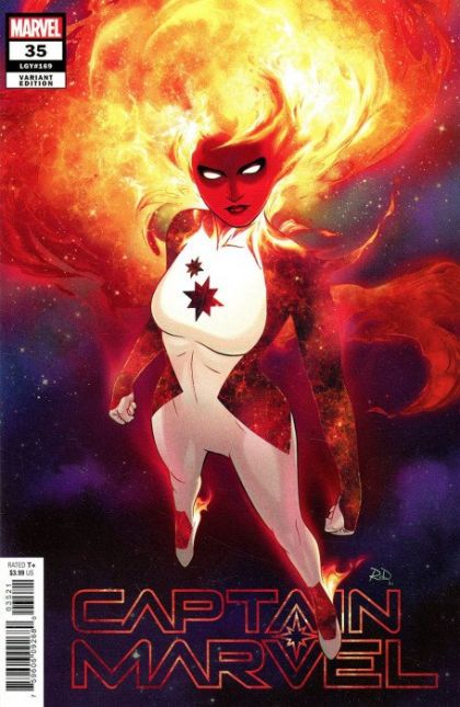 Captain Marvel, Vol. 11 #35B Russell Dauterman Spoiler Variant