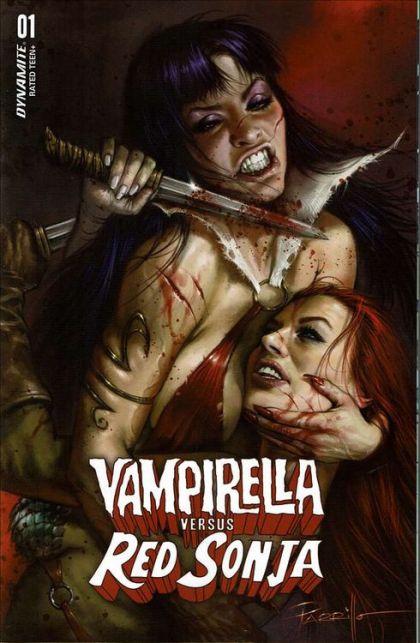 Vampirella vs. Red Sonja #1A Lucio Parrillo Cover