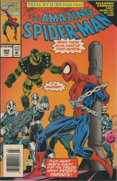 The Amazing Spider-Man, Vol. 1 #384C Australian Price Variant