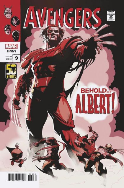 The Avengers, Vol. 9 #9C Pete Woods 50 Years of Wolverine Variant
